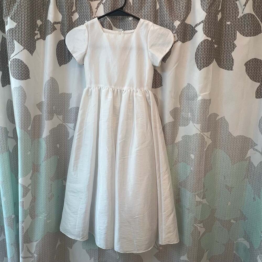 Rosebuds Ivory Flower Girl Dress Style 5114 Size 4 Wedding Church